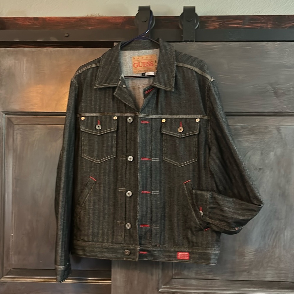 Vintage Guess jeans black denim jacket